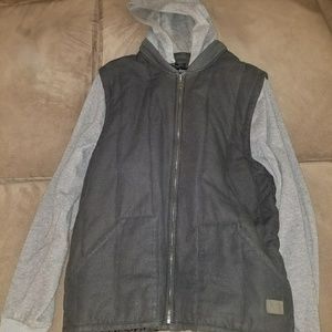 Hooded jacket vest